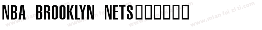 NBA Brooklyn Nets字体转换